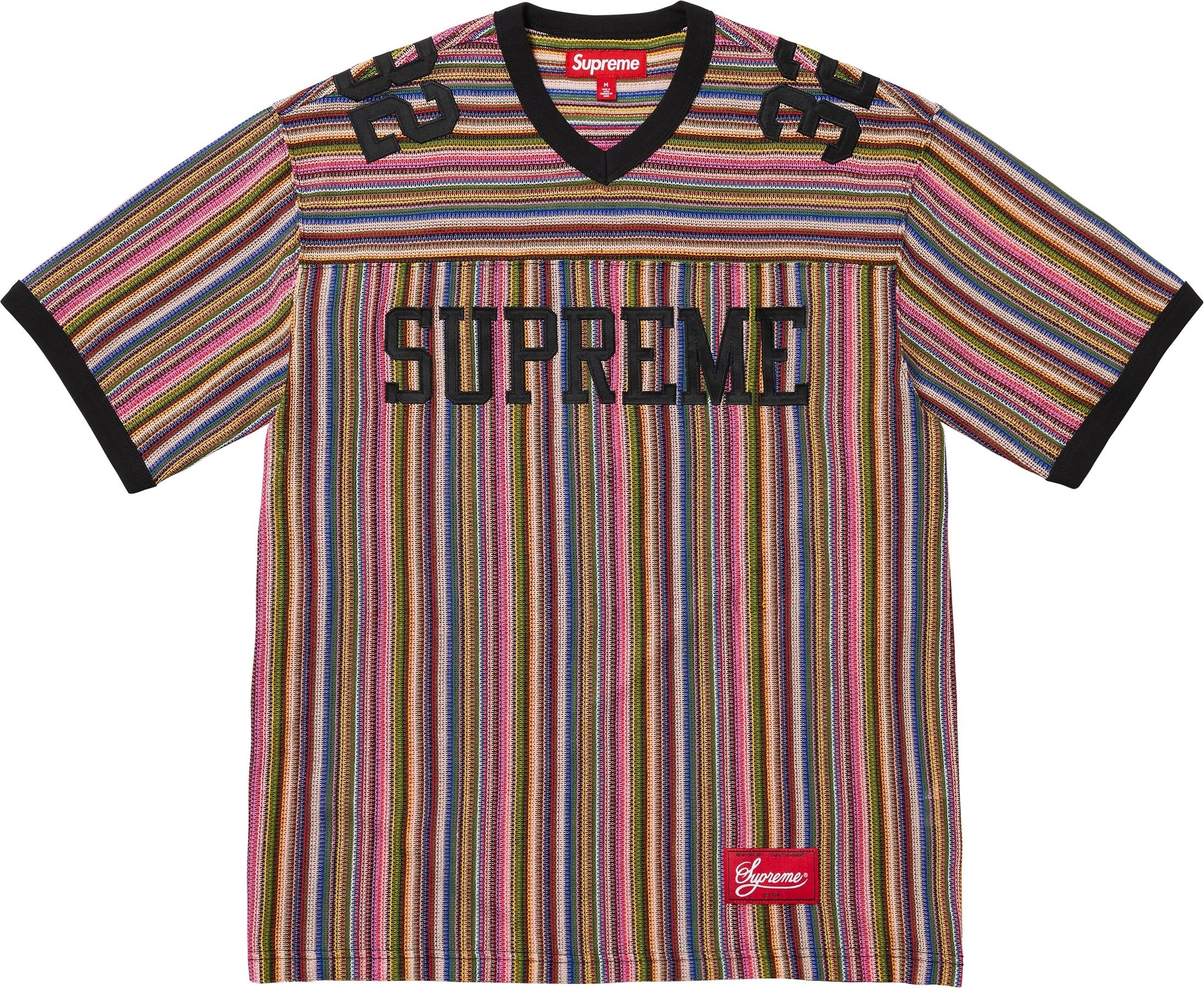 Open Knit Football Top view 2